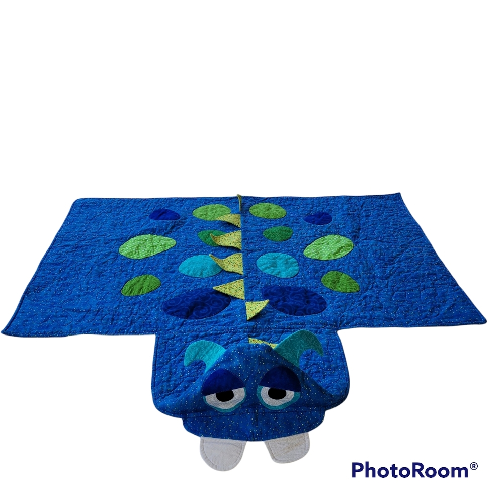 Dino Hoodie Quilt Blanket